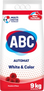 Порошок стиральный ABC Роза 9 кг