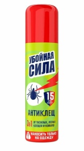 *Средство "Убойная Сила" Антиклещ, на одежду 150 мл